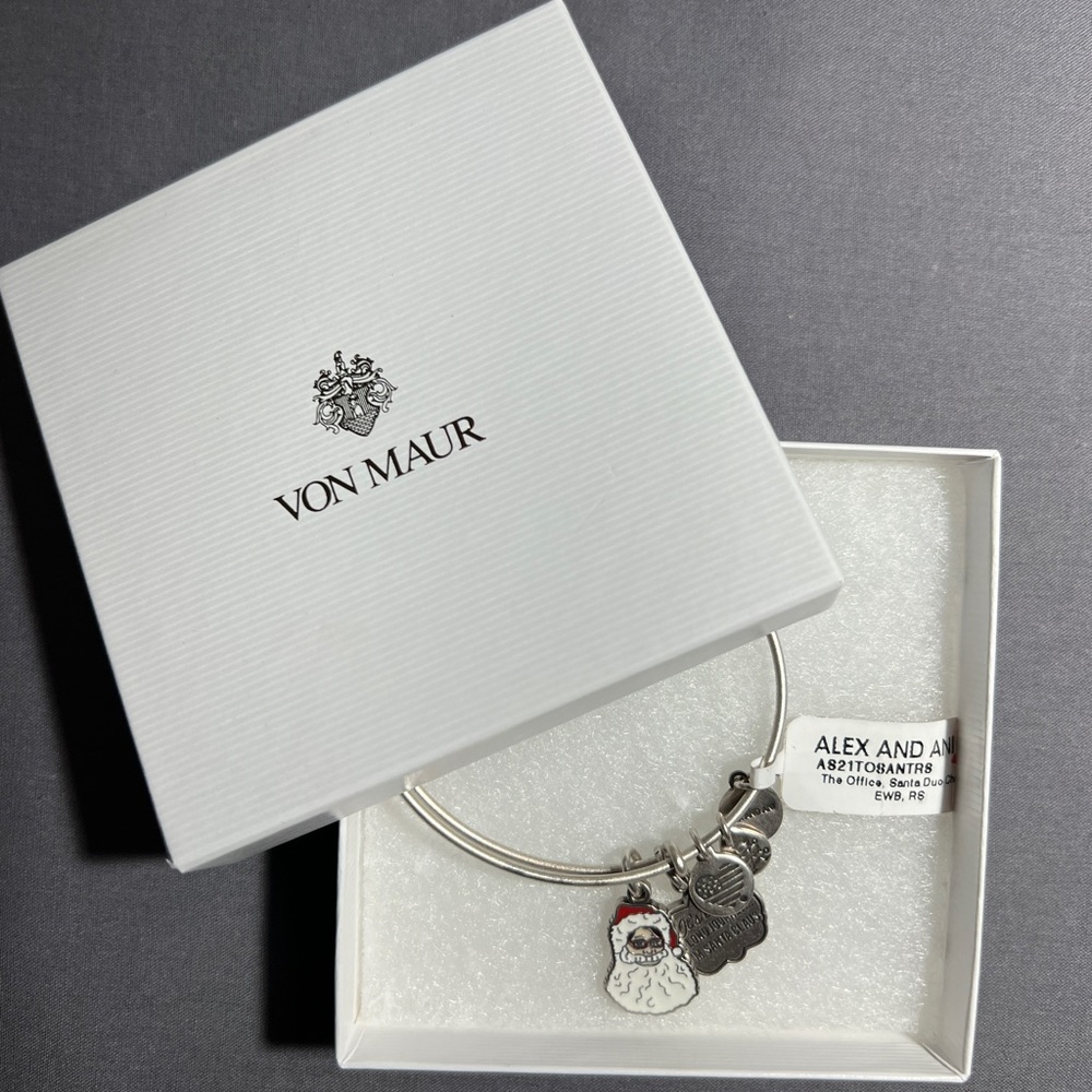Alex and Ani Christmas bangle bracelet
